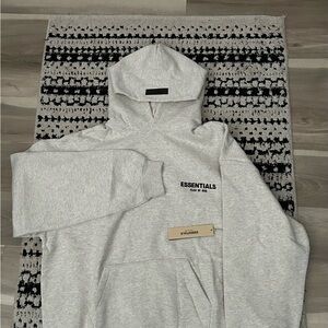 Essentials Light Oatmeal Hoodie
